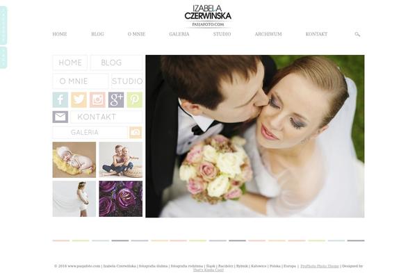 ProPhoto 5 theme site design template sample
