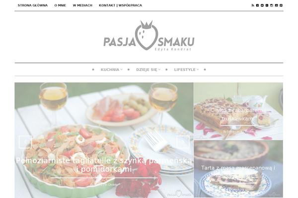 Mokka theme site design template sample