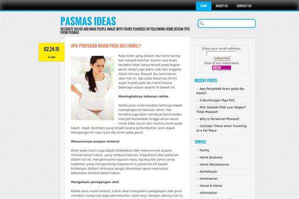 Newsworthy theme site design template sample