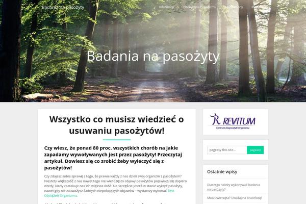 Landing Pageasy theme site design template sample