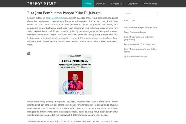 Ryan theme site design template sample