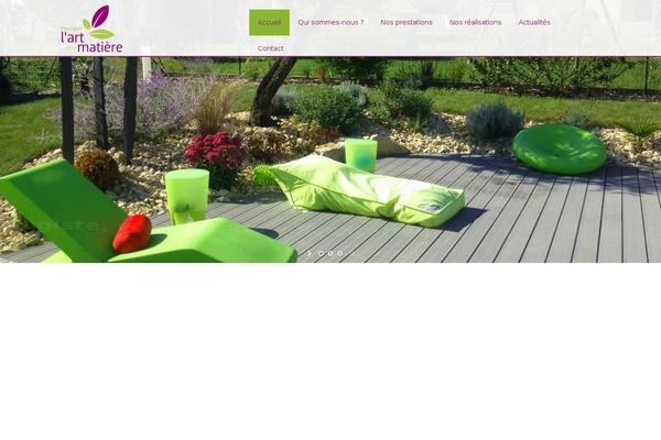 Aaika theme site design template sample