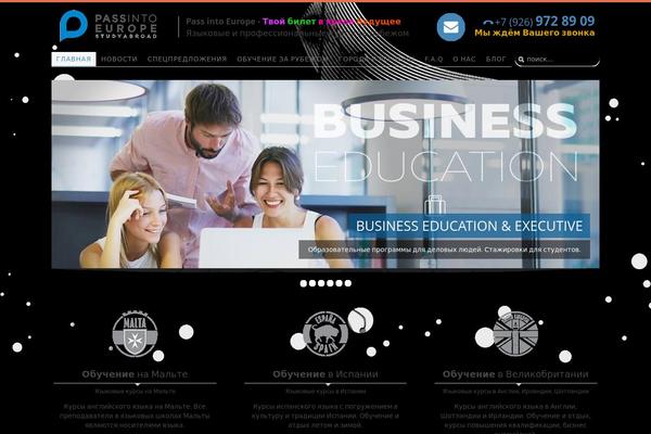 Master theme site design template sample