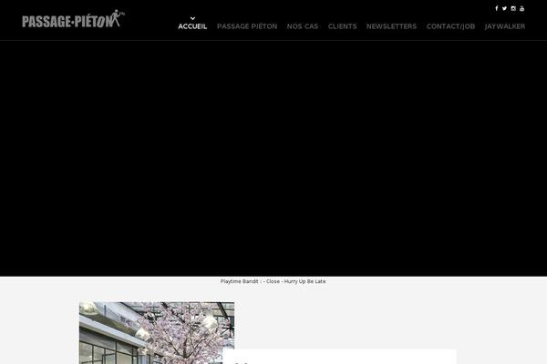 Passage theme site design template sample