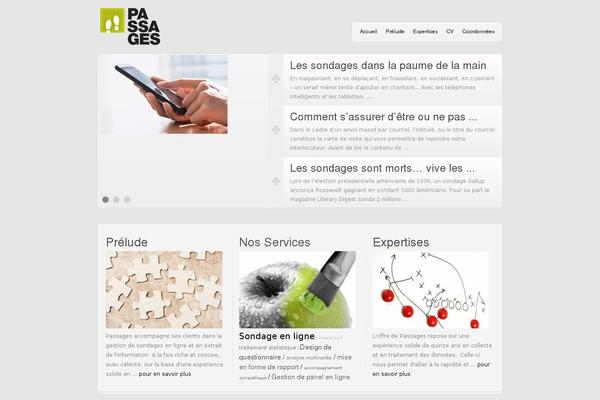 Haswell theme site design template sample