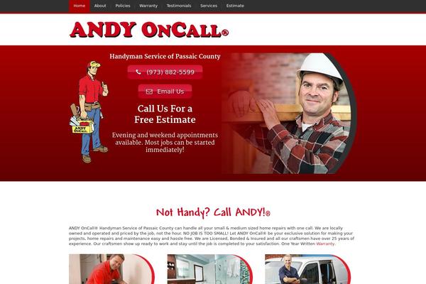 JustLanded theme site design template sample