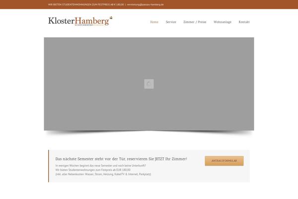 Hamberg theme websites examples