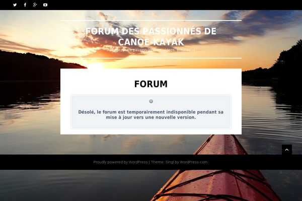 Singl theme site design template sample