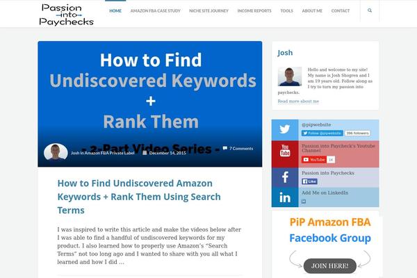 Readable theme site design template sample