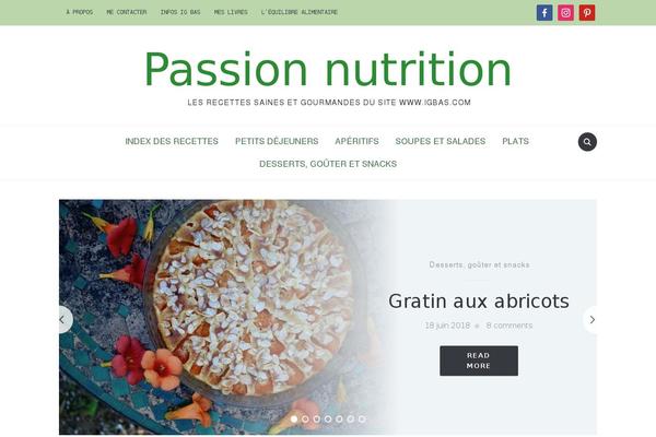 Foodica theme site design template sample