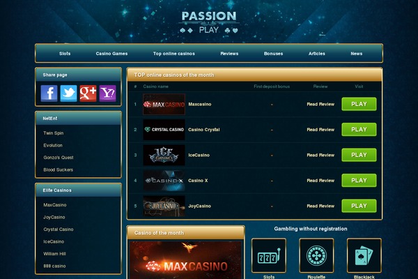 passionplay-uk.com site used Glowingamber