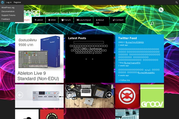 Metro theme site design template sample