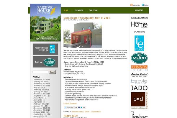 passivehouseinthewoods.com site used Passivehouse2