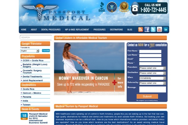 HealthCenter theme site design template sample