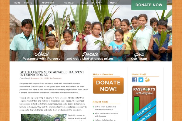 passportswithpurpose.org site used Pwp