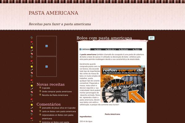 Cupcake Love theme site design template sample