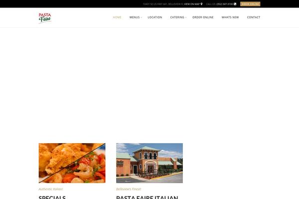 Chicagorestaurant theme site design template sample