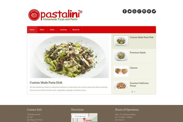 pastalini.com site used Petit