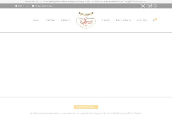 Bakery theme site design template sample
