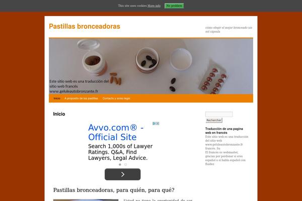 pastillasbronceadoras.es site used Twentyten-child