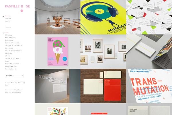 Mesh theme site design template sample