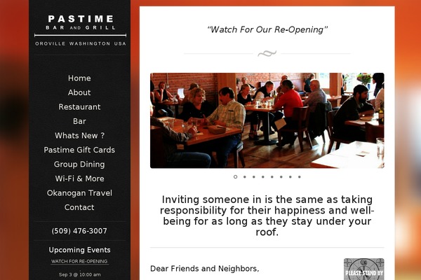 Eatery theme site design template sample