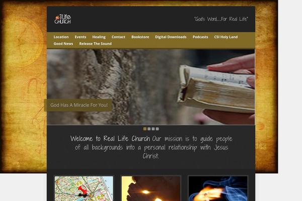 Risen theme site design template sample