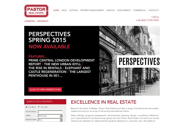 pastor-realestate.com site used Header-bootstrap