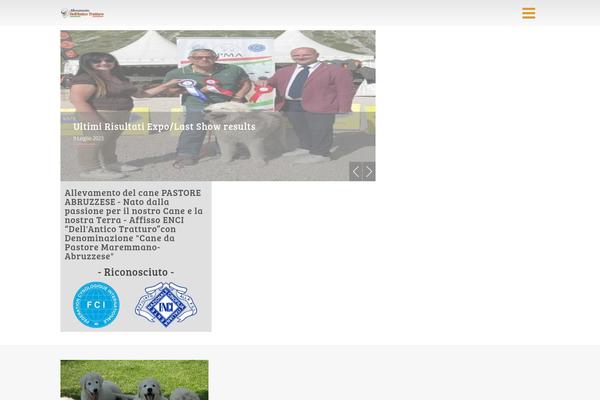 Ascend theme site design template sample