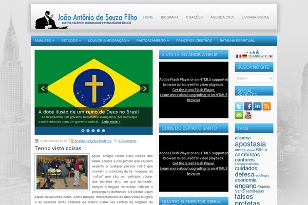 Site using Flash MP3 Player plugin
