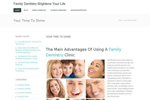 Kyma theme site design template sample