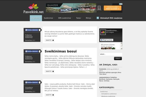 Skeptical theme site design template sample