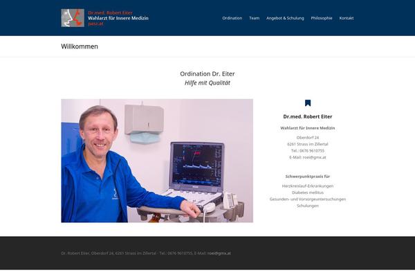 Total theme site design template sample