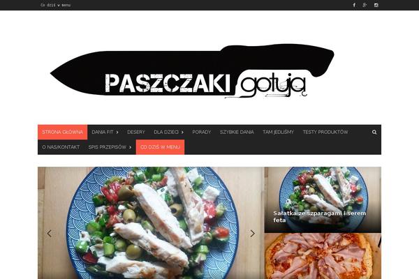 Ten-blog theme site design template sample