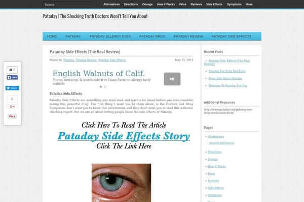 pataday.org site used Molecula