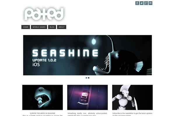 Parabola theme site design template sample