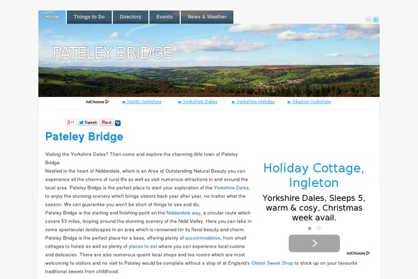 Matheson theme site design template sample