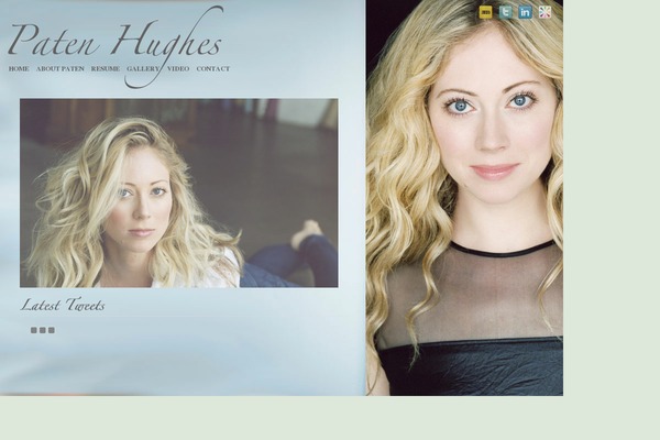 patenhughes.com site used Parallax Pro