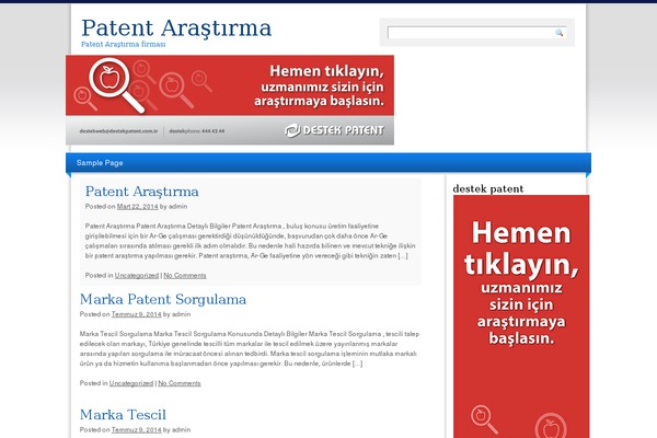 Light Clean Blue theme site design template sample