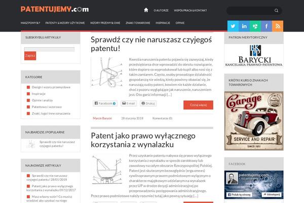 Thesis 1.8.4 theme site design template sample