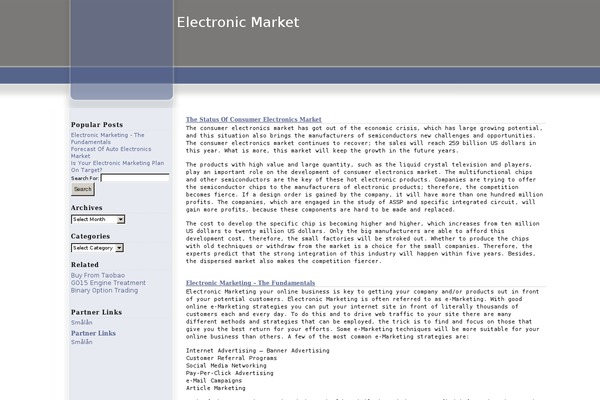 Blueline theme site design template sample