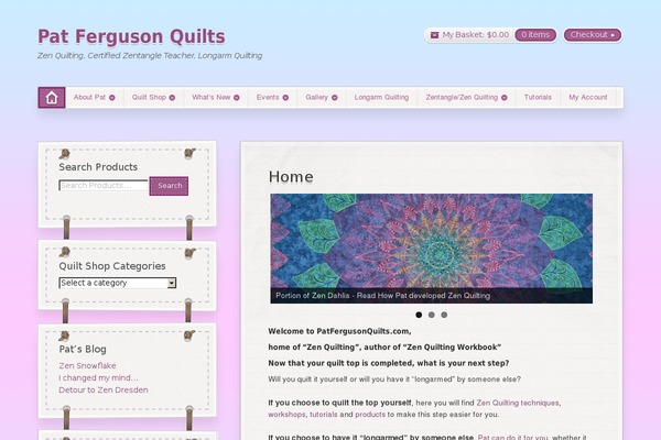 Artificer theme site design template sample