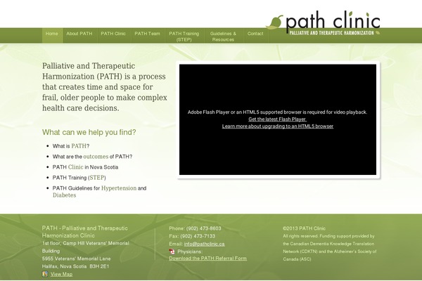 Path theme site design template sample