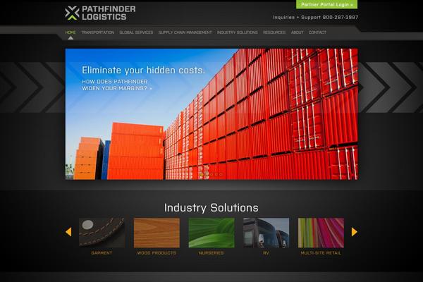 Pathfinder theme site design template sample
