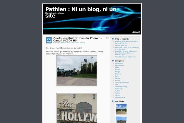 Site using Flickr Me plugin