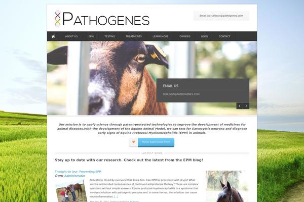 Laboratory theme site design template sample