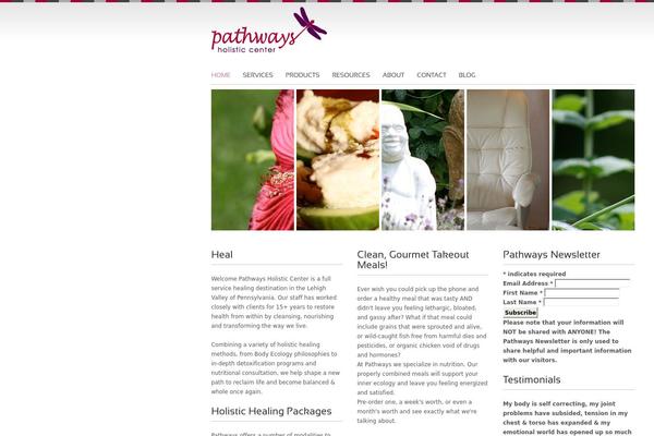 Pathways theme site design template sample