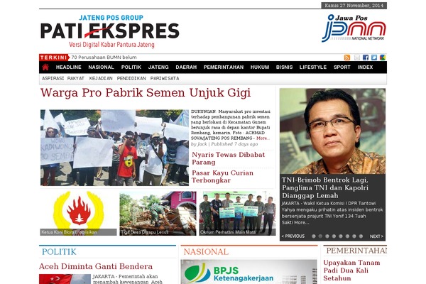 Hantus theme site design template sample