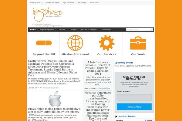 Linepress theme site design template sample