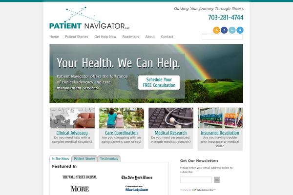 Discovery theme site design template sample